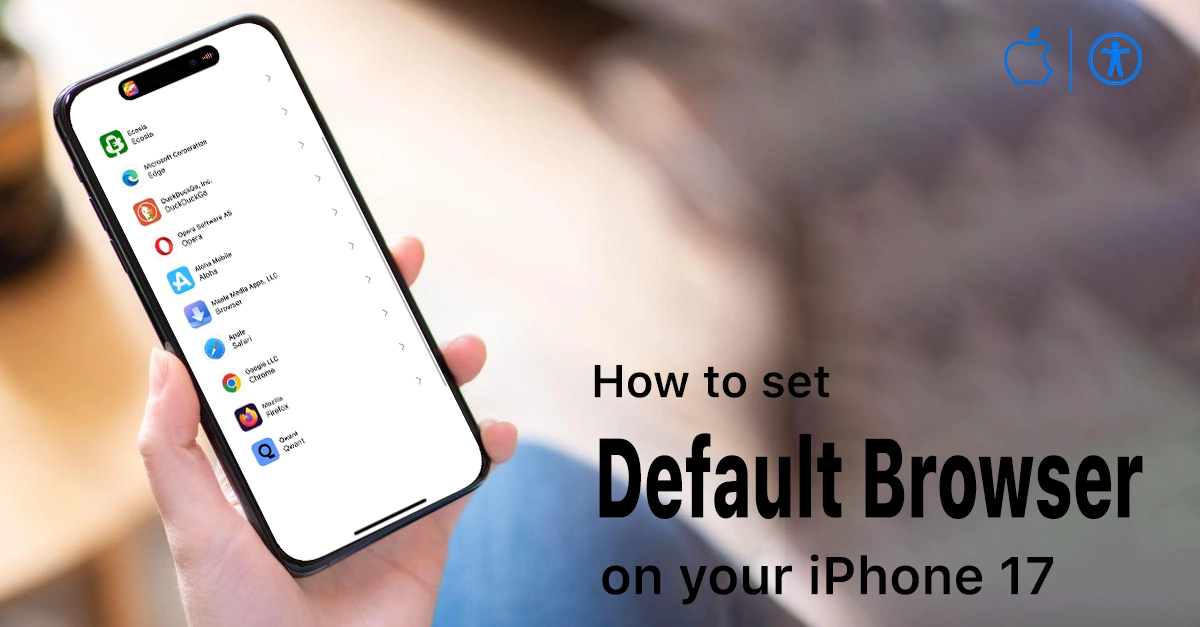 change default browser on iphone 17
